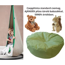 Bézs-zöld csepphinta csomag